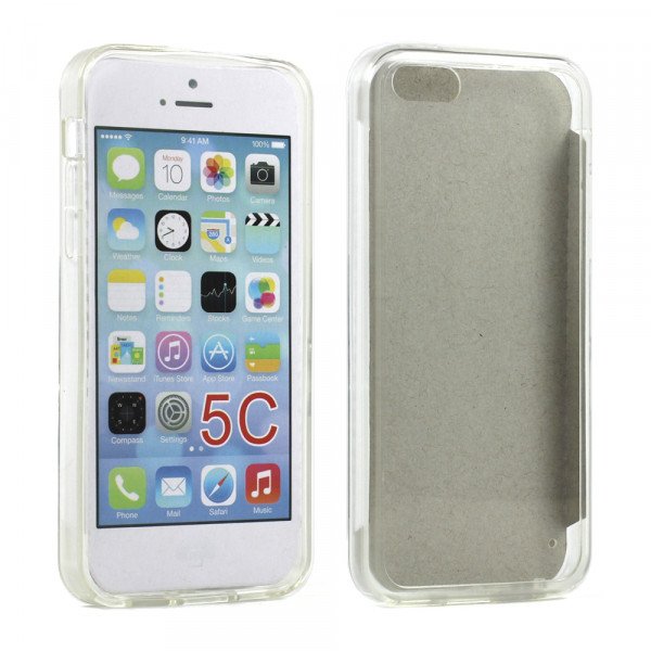 Wholesale Apple iPhone 5C Crystal Clear Hybrid Case (Clear Clear)